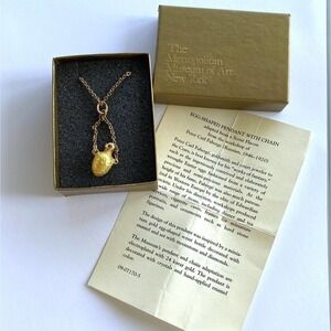 MMA adapted from a Scent Flacon Faberge Necklace Egg Shaped Pendant